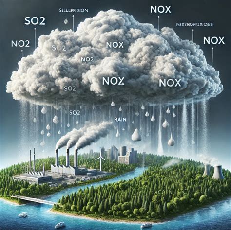what are the causes of acid rain in china